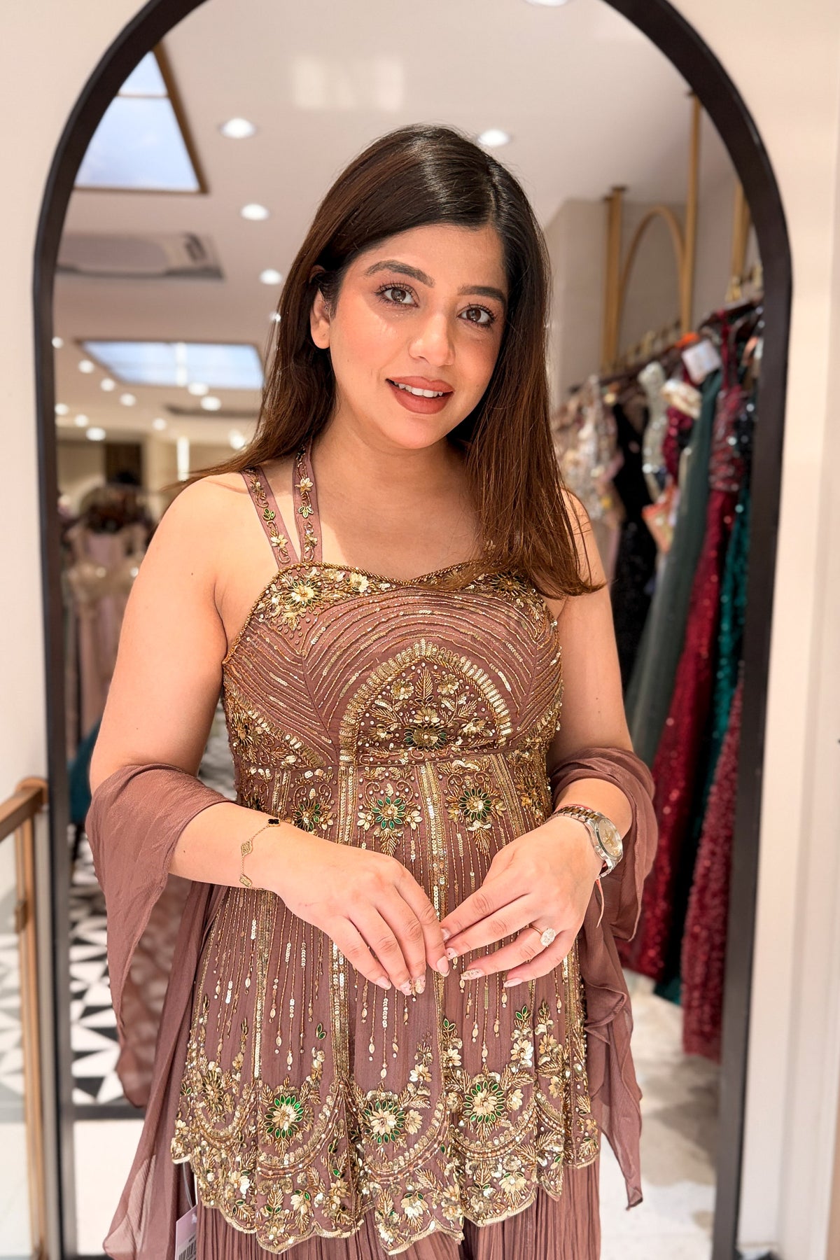 Aamna Hand Embroidered Suit Set