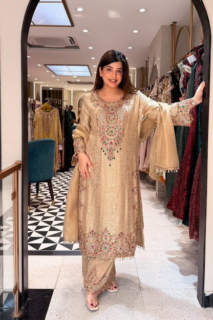 Shreen Hand Embroidered Suit Set