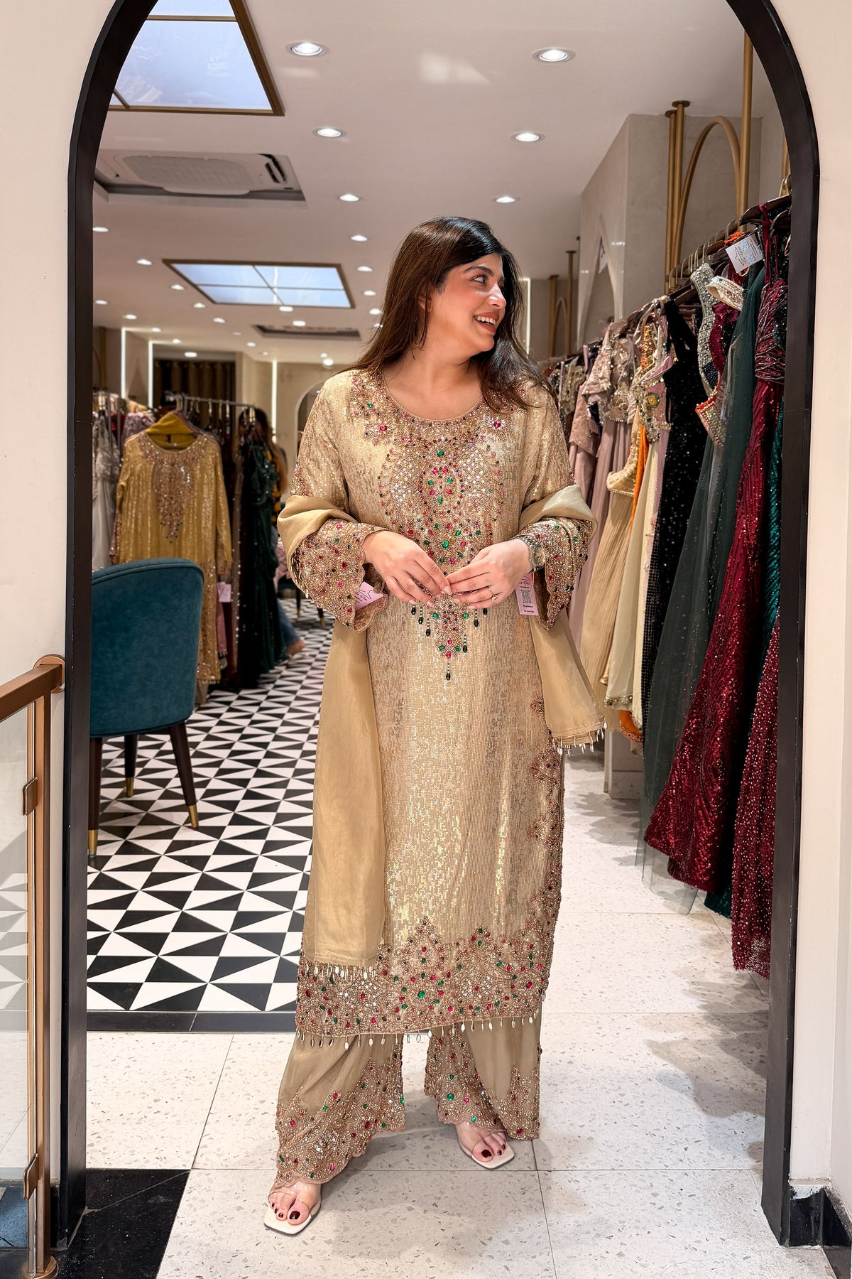 Shreen Hand Embroidered Suit Set