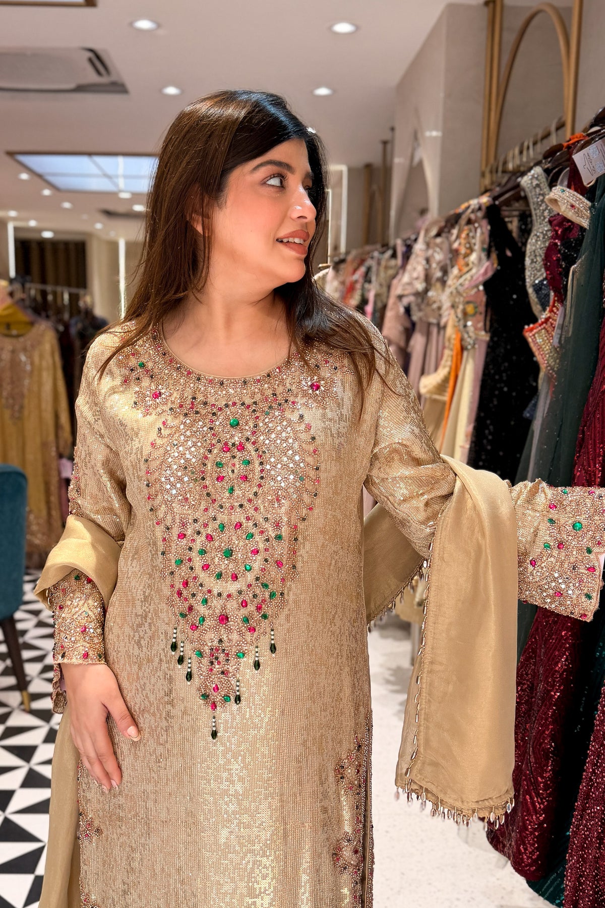 Shreen Hand Embroidered Suit Set