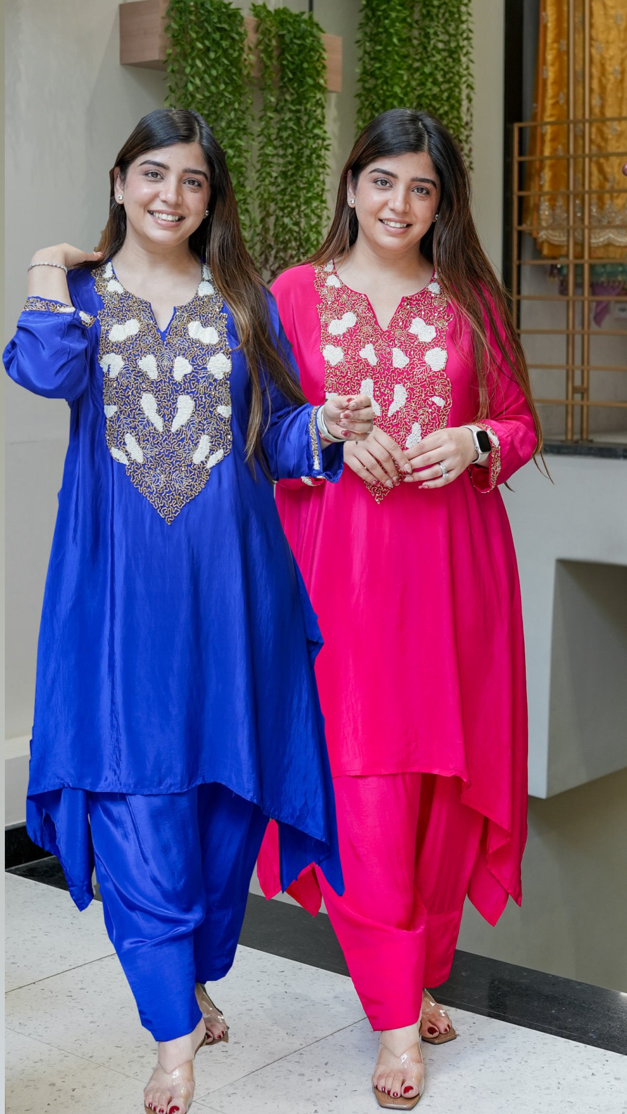 Doha Embroidered Co ord Set