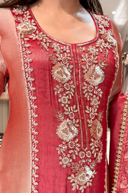 Sudha Hand Embroidered Suit Set