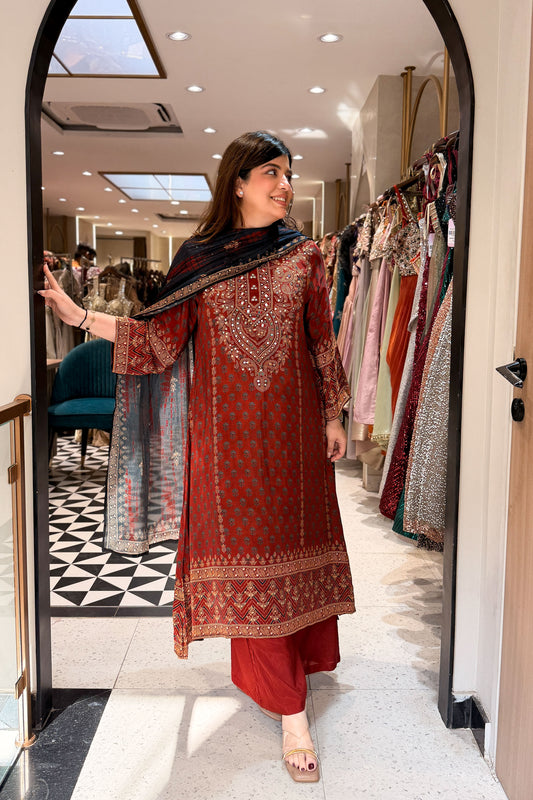 Vridhi Floral Printed Suit Set