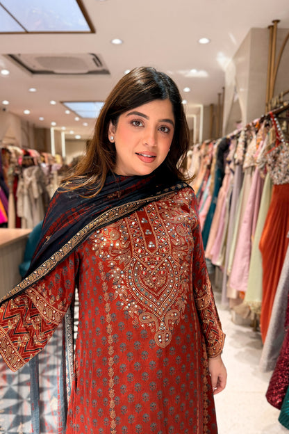 Vridhi Floral Printed Suit Set