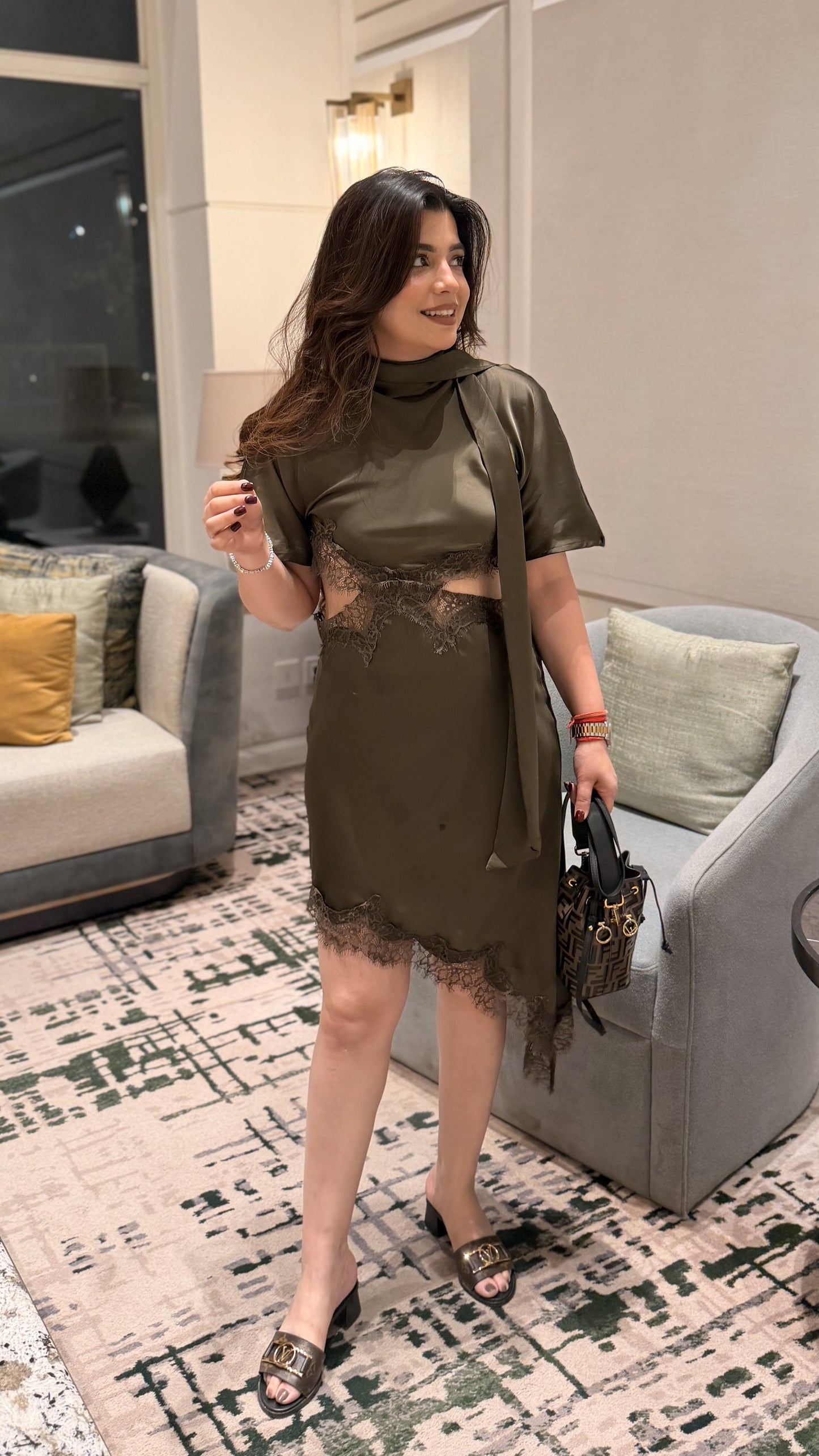 Zelie Lace Statement Dress