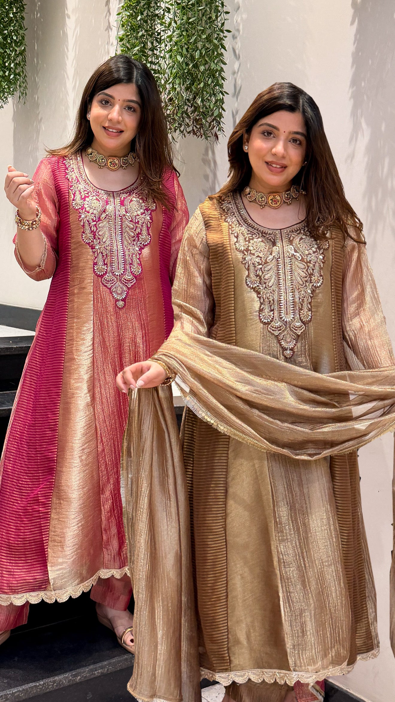 Rimi Embroidered Anarkali Suit Set