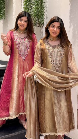 Rimi Embroidered Anarkali Suit Set