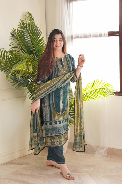 Sanam Printed Suit Set