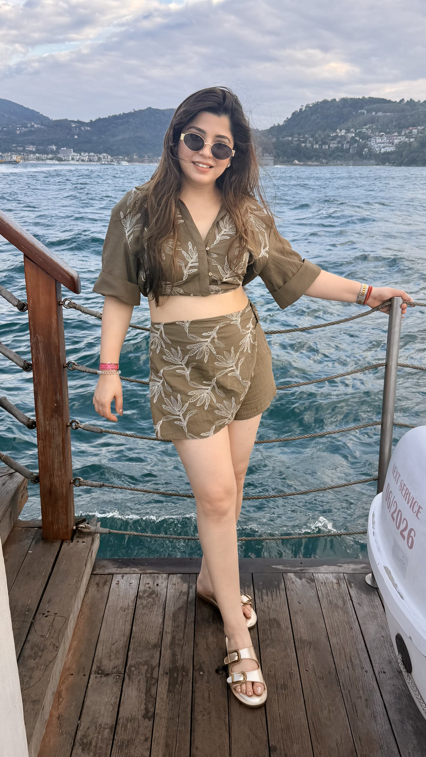 Vallie Thread Detailing Co ord