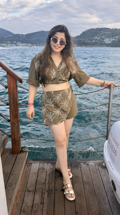 Vallie Thread Detailing Co ord