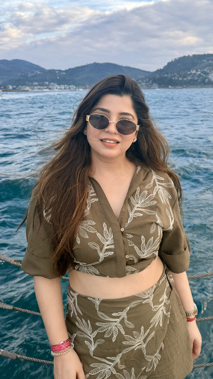 Vallie Thread Detailing Co ord