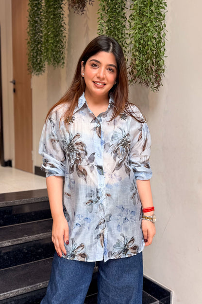 Levi Floral Embroidered Shirt
