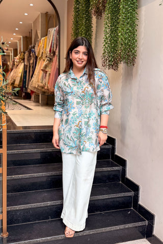 Logan Floral Embellished Shirt