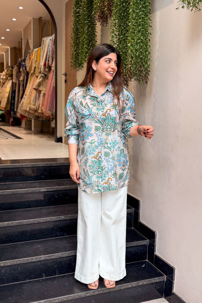 Logan Floral Embellished Shirt