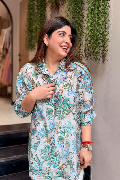 Logan Floral Embellished Shirt