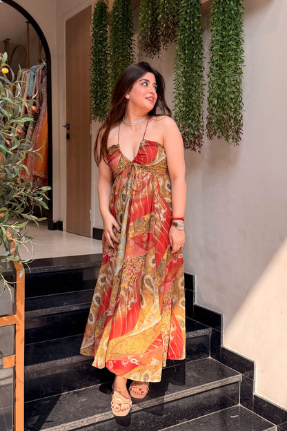 Sienna Rustic Halter Dress