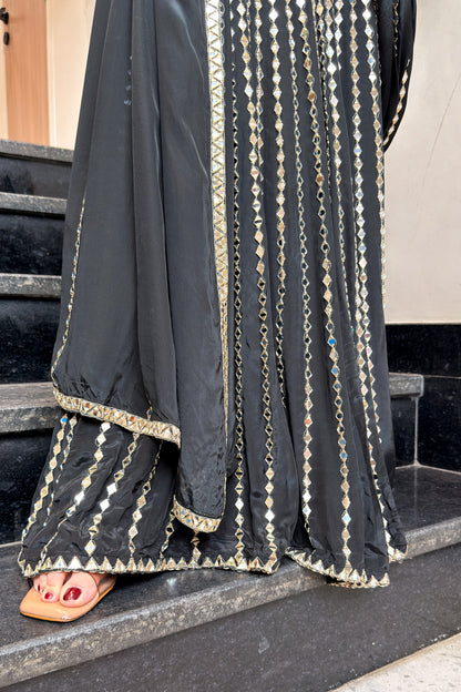 Vainavi Hand Embroidered Drape Saree