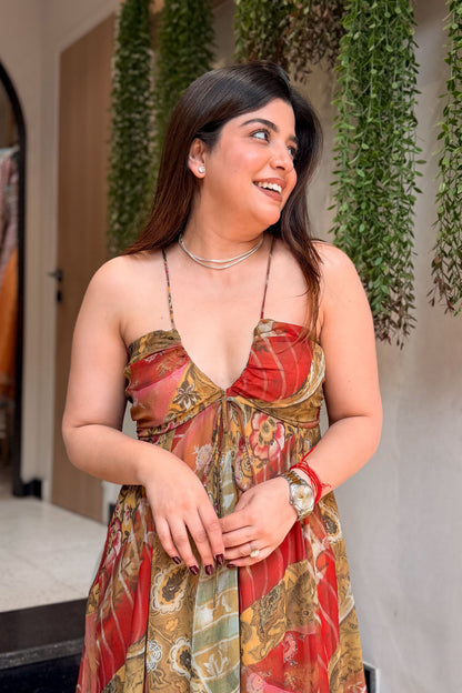 Sienna Rustic Halter Dress