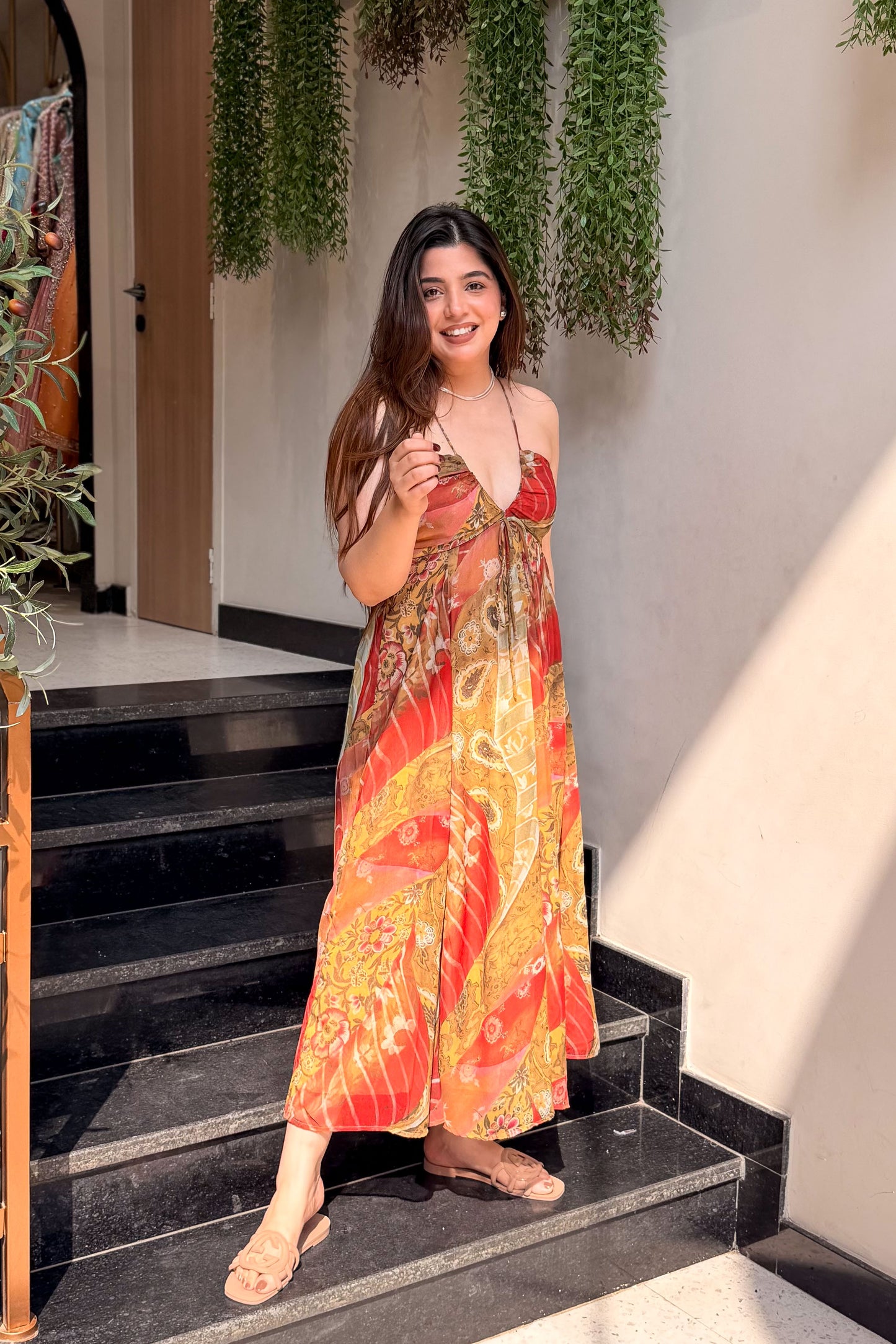 Sienna Rustic Halter Dress