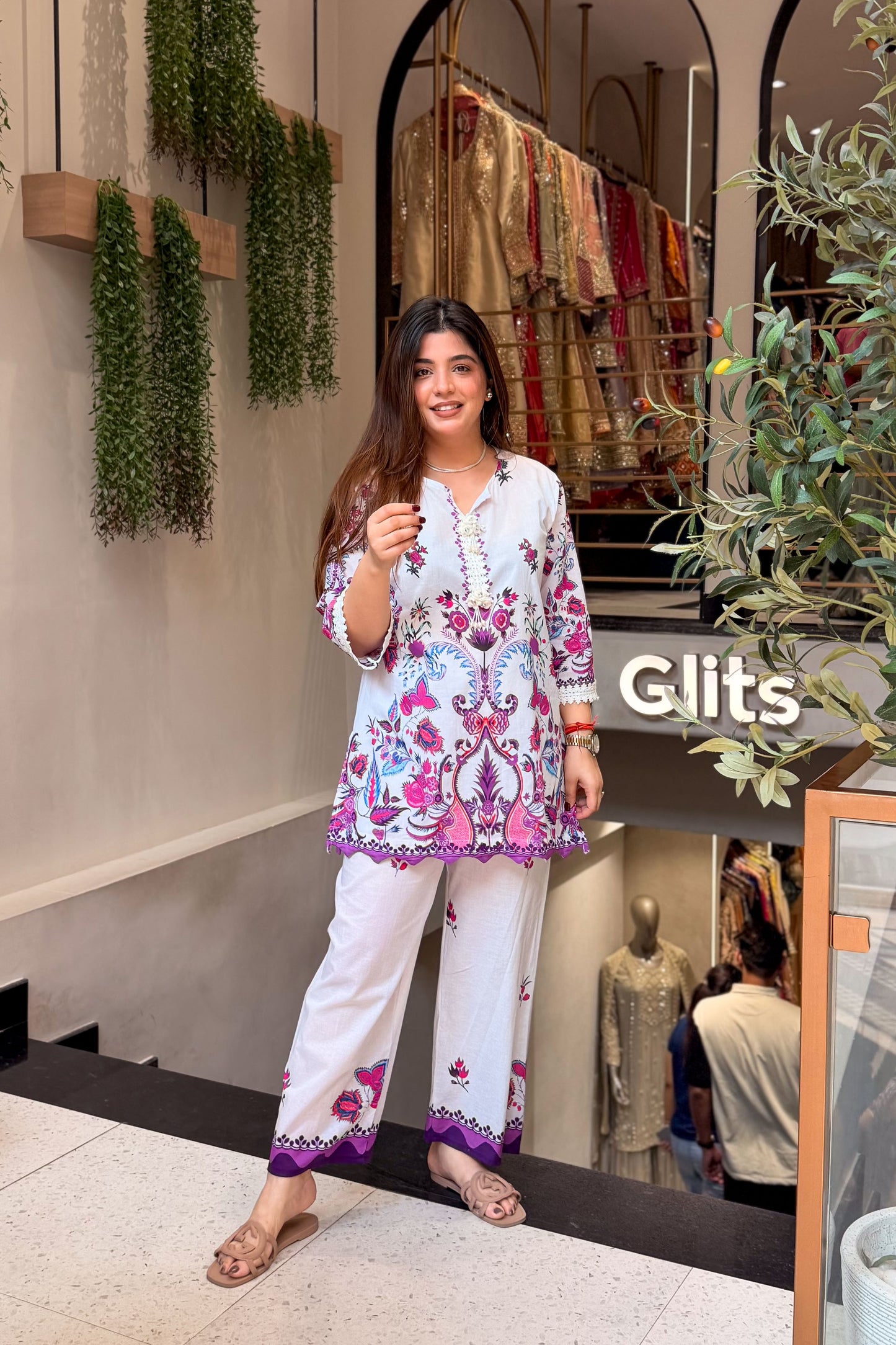 Tahira Floral Printed Co ord Set