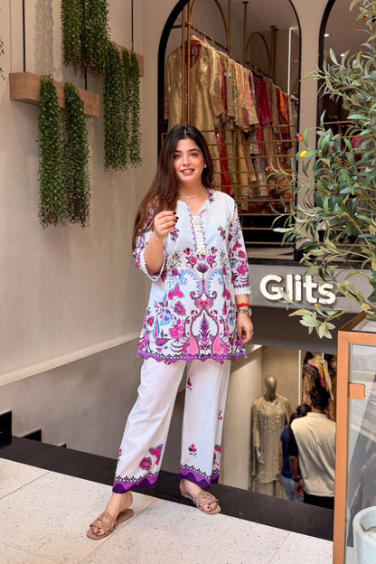 Tahira Floral Printed Co ord Set