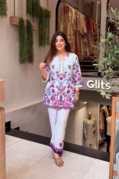 Tahira Floral Printed Co ord Set