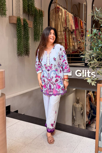 Tahira Floral Printed Co ord Set
