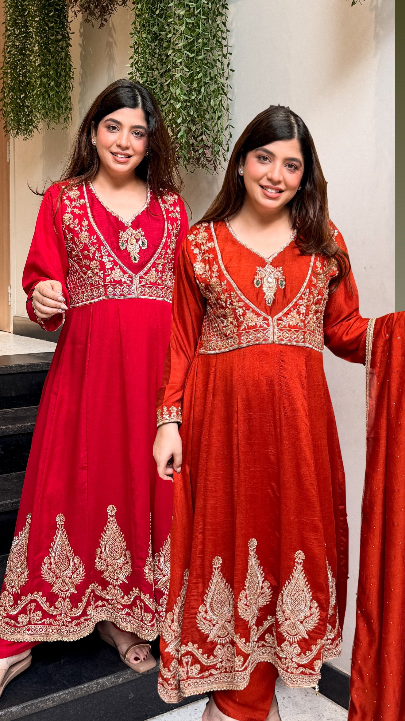 Eira Hand Embroidered Anarkali Suit Set