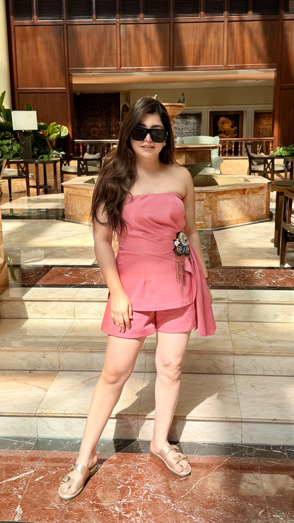 Veniza Patch Detailing Three Piece Set