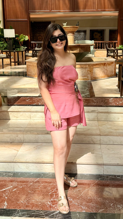 Veniza Patch Detailing Three Piece Set