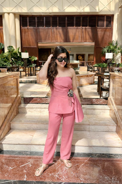 Veniza Patch Detailing Three Piece Set