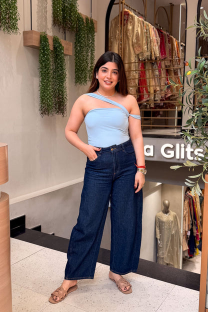 Aster Inbuilt Bra Cutout Top