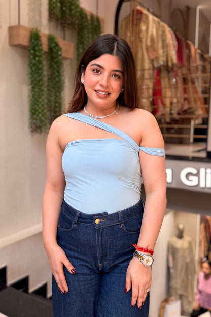 Aster Inbuilt Bra Cutout Top