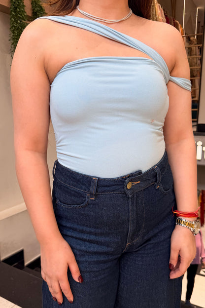Aster Inbuilt Bra Cutout Top