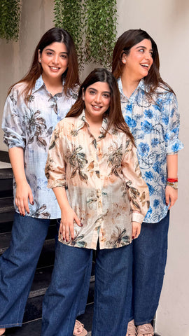Levi Floral Embroidered Shirt