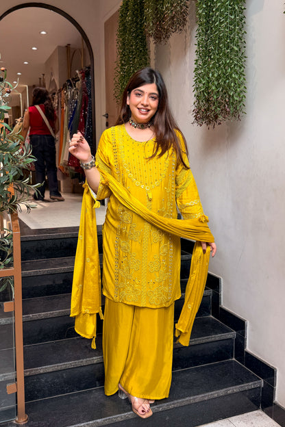 Jivana Embroidered Suit Set