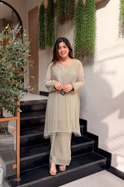 Ruvika Embroidered Co ord Set