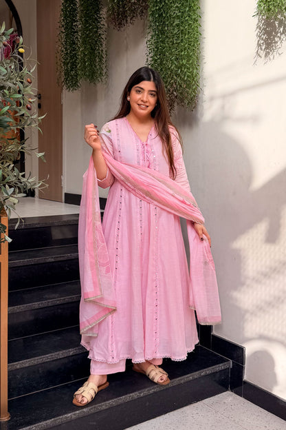 Sudha Mirror Detailing Anarkali Suit Set