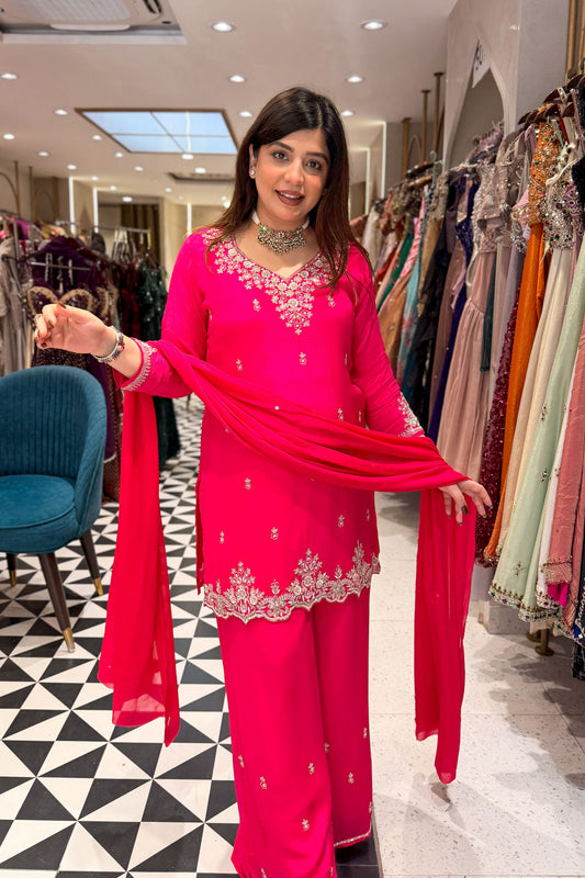 Divyani Hand Embroidered Suit Set