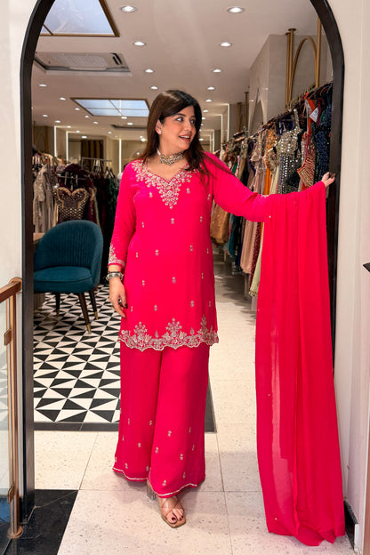 Divyani Hand Embroidered Suit Set