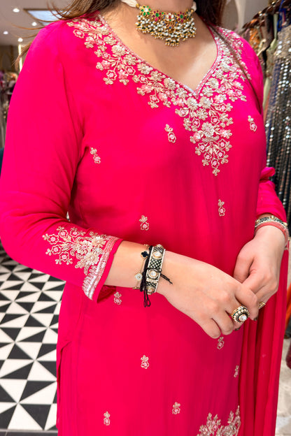 Divyani Hand Embroidered Suit Set