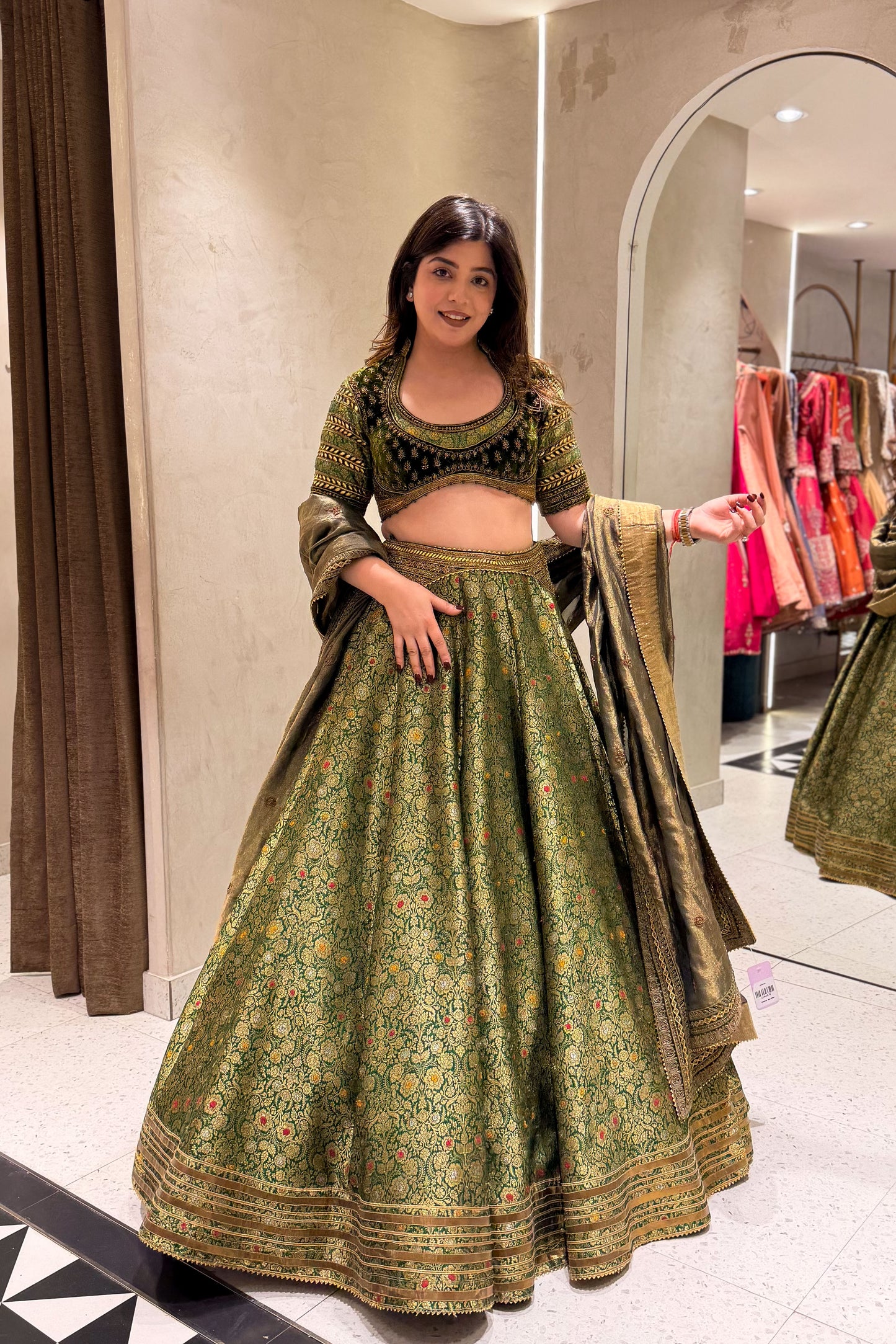 Lavanya Hand Embroidered Lehenga