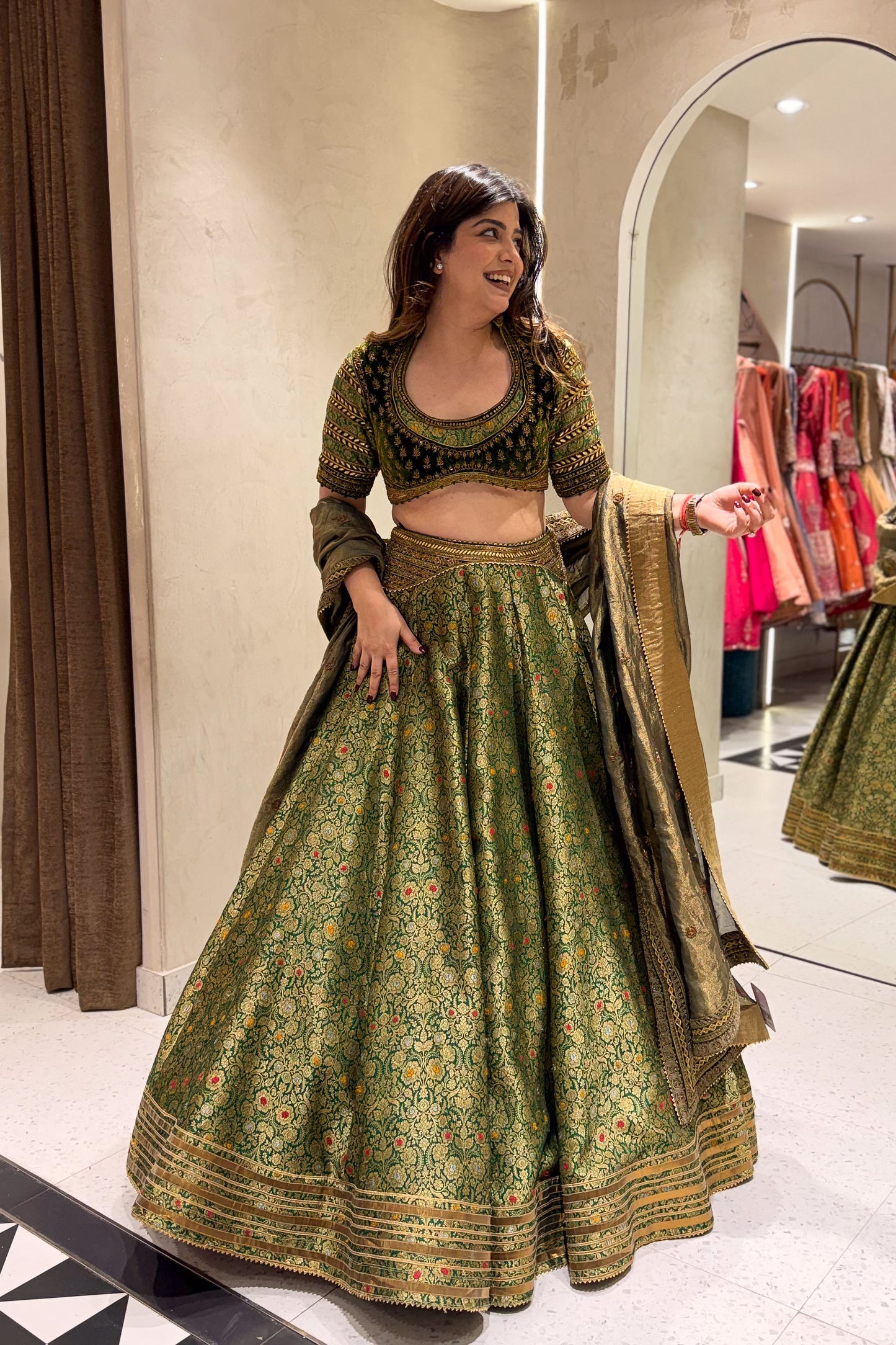 Lavanya Hand Embroidered Lehenga