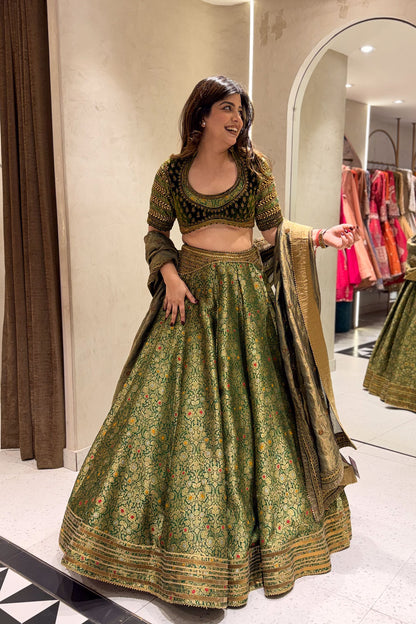 Lavanya Hand Embroidered Lehenga