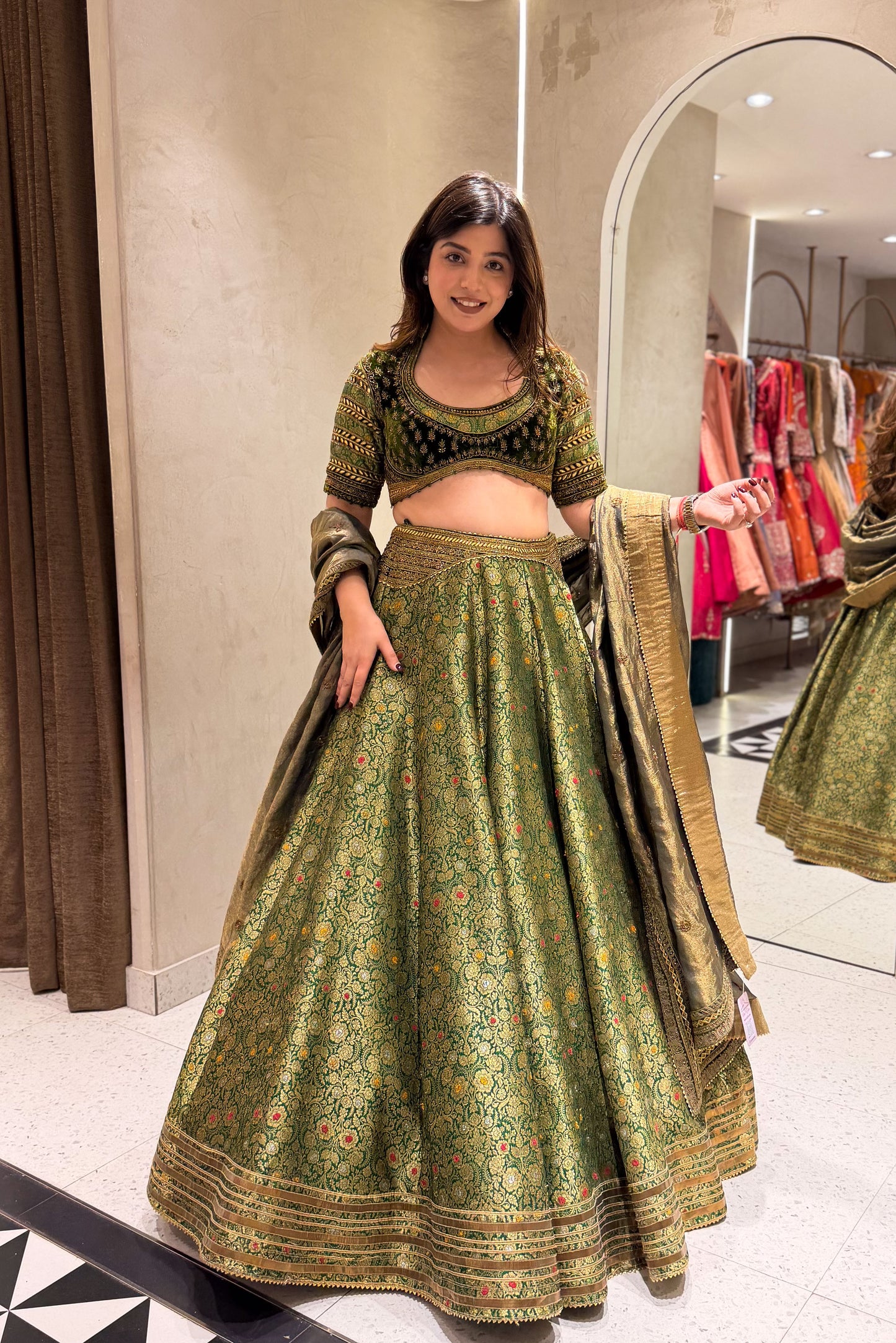 Lavanya Hand Embroidered Lehenga