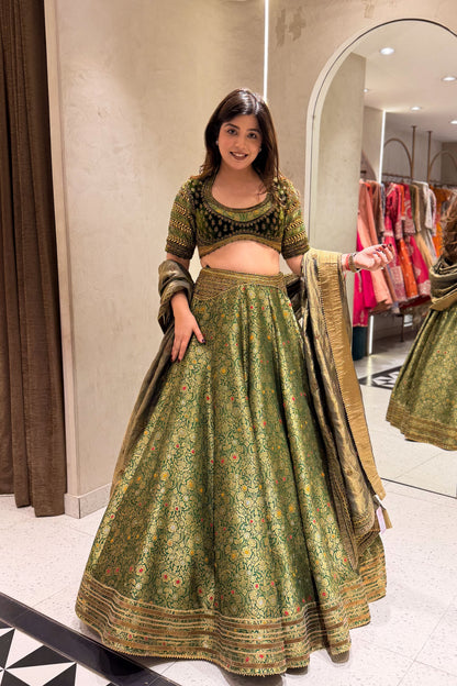 Lavanya Hand Embroidered Lehenga