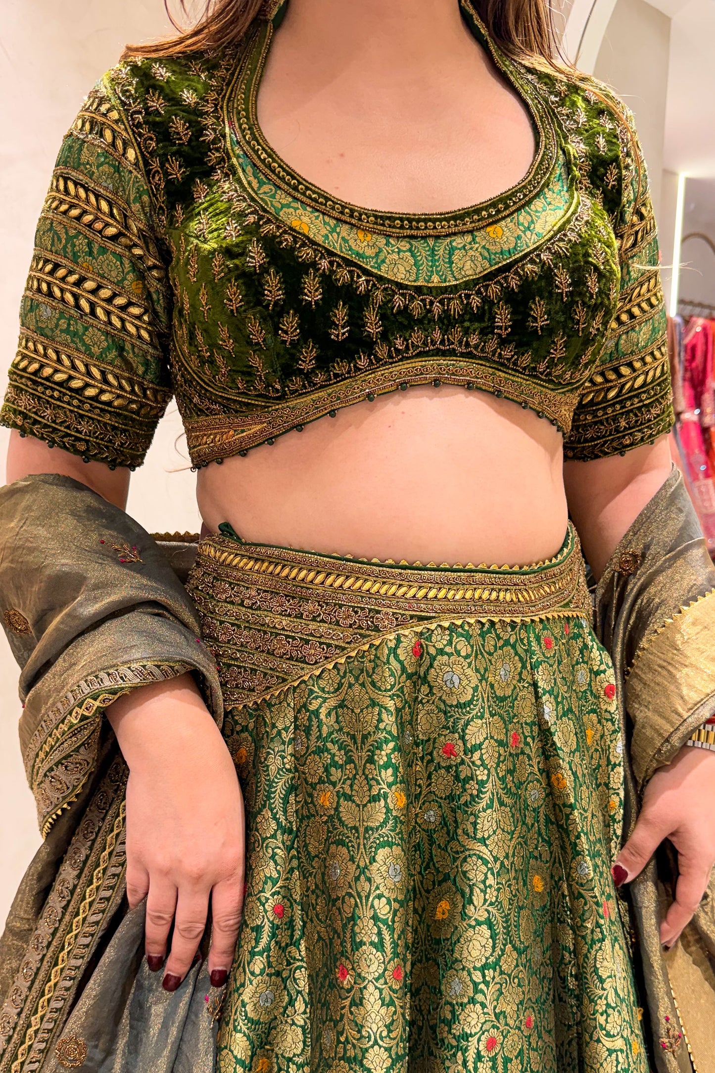 Lavanya Hand Embroidered Lehenga