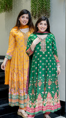Suhana Digital Print Anarkali Suit Set