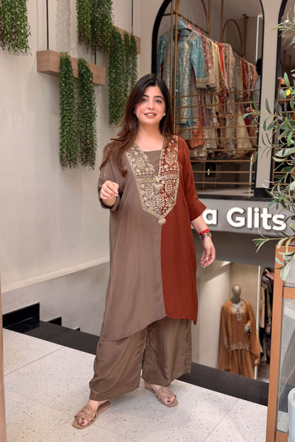 Arohi Embroidered Co ord Set