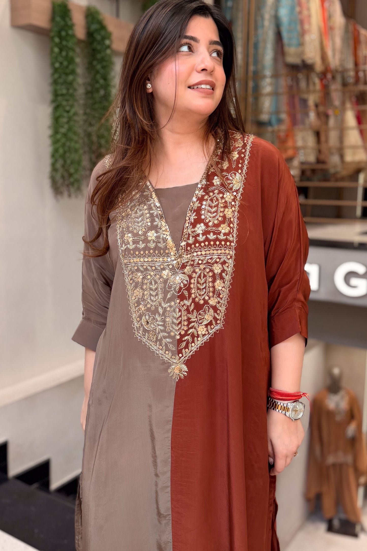 Arohi Embroidered Co ord Set
